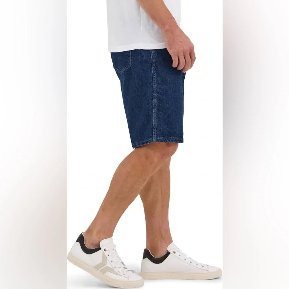 Wrangler Dark Blue Jean Shorts for Men